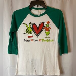 Peace, Love, The Grinch tee. Size XS